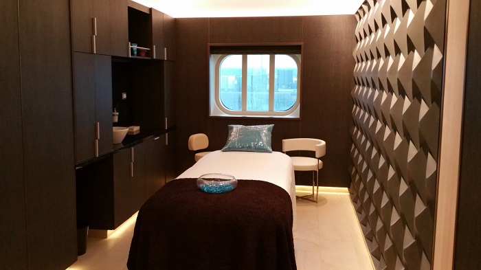 A treatment room in the Oasis Spa