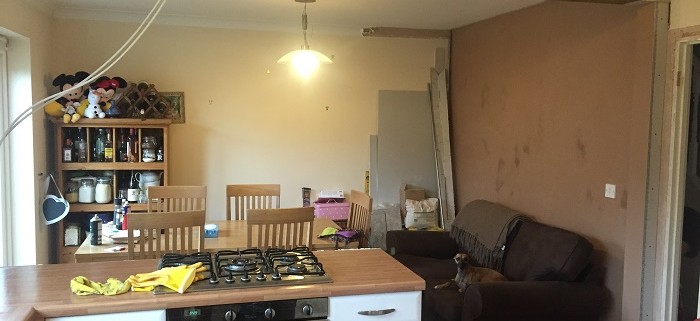 Kitchen work in progress