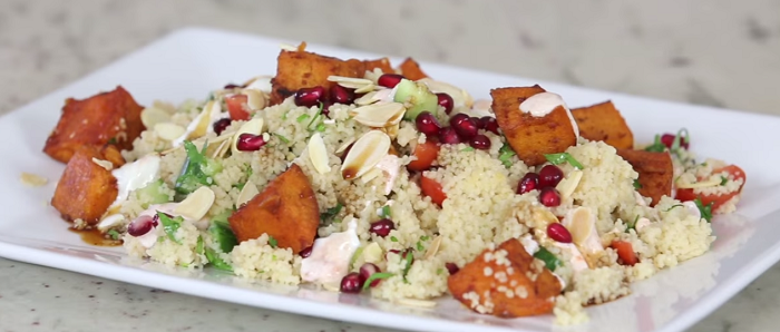 Harissa spiced couscous