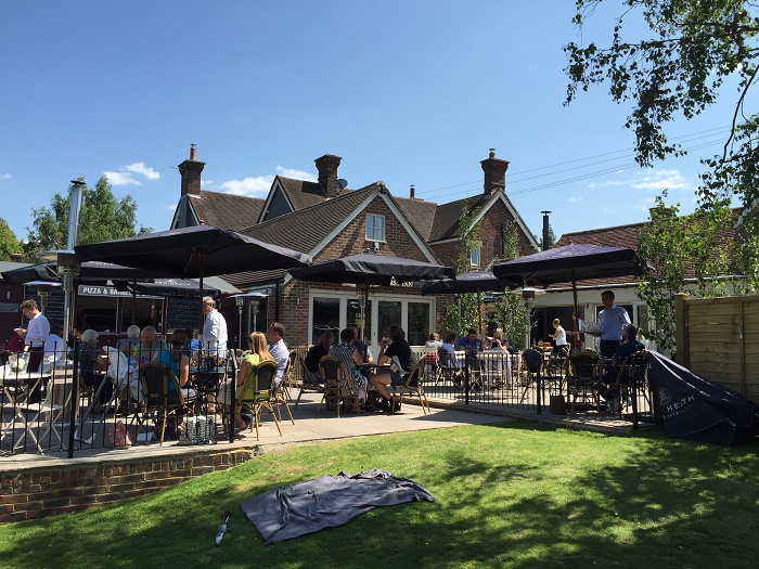 Garden at The Goudhurst Inn