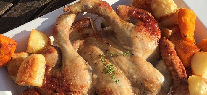 Spatchcock chicken
