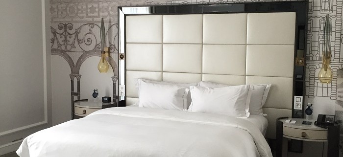 Our room at the Hilton Paris Opera