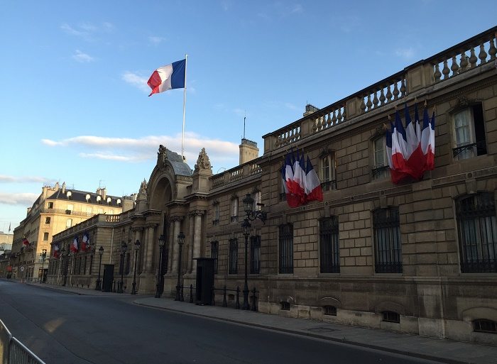 The streets of Paris, all set for Bastille Day