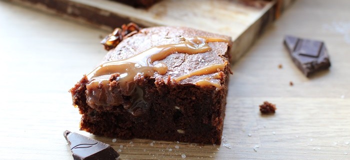 Finished brownie
