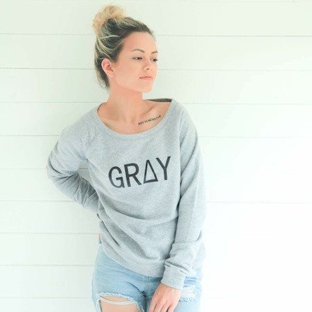 Gray sweatshirt, GRAY by Southwood Stores