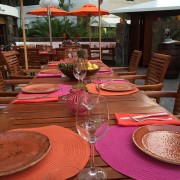 Our table at La Bodega, Seaside Gran Canaria
