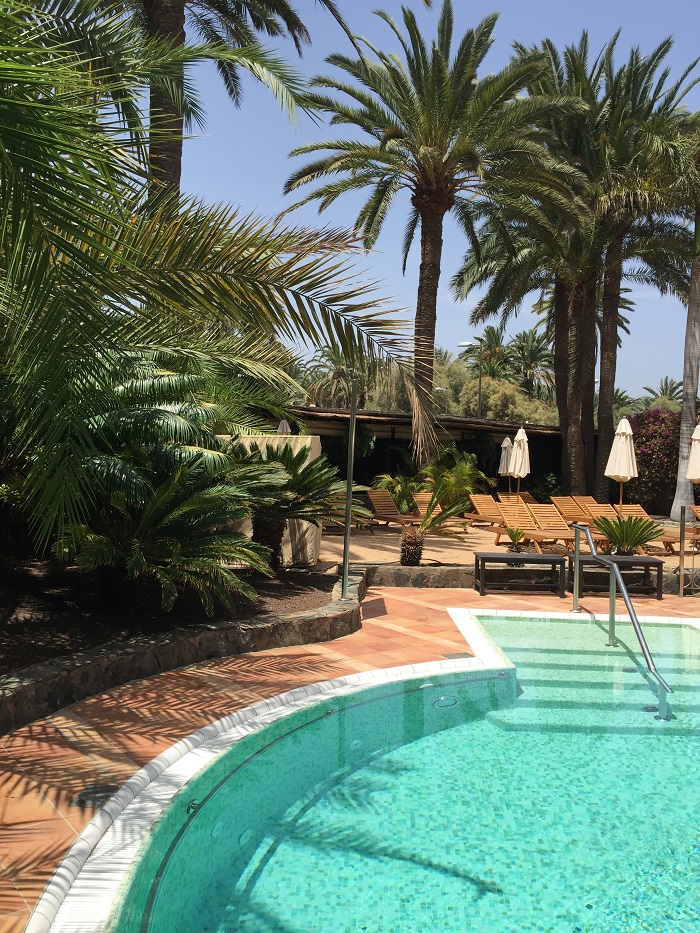 The gym at the Seaside Palm Beach Hotel, Gran Canaria
