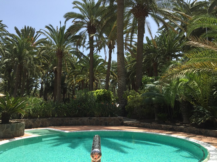 The secret pool at the Seaside Palm Beach Hotel, Gran Canaria