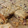 Cranberry, coconut and peanut butter bars