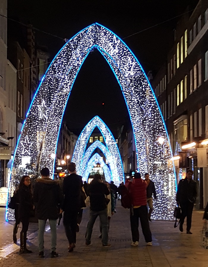 The twinkly London streets