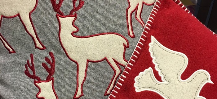 HomeSense Christmas cushions