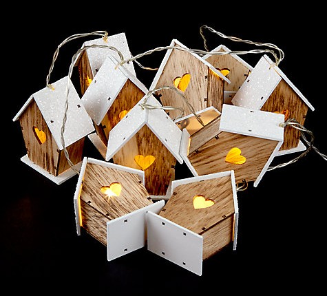 John Lewis snowy birdhouse lights