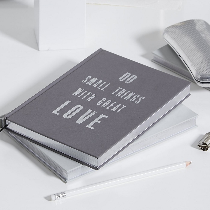 White Company notebook