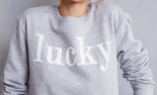 hush lucky sweatshirt