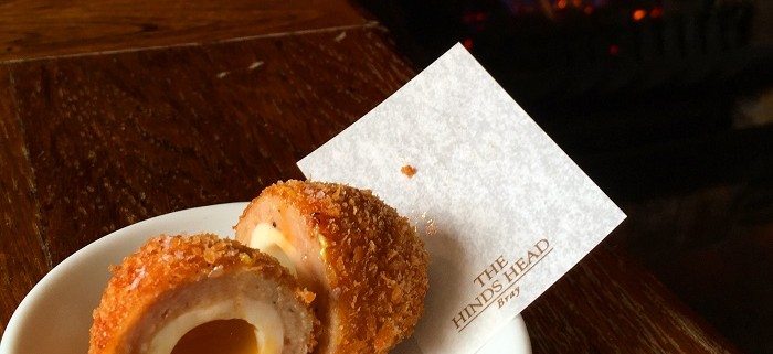 Hinds Head Scotch egg