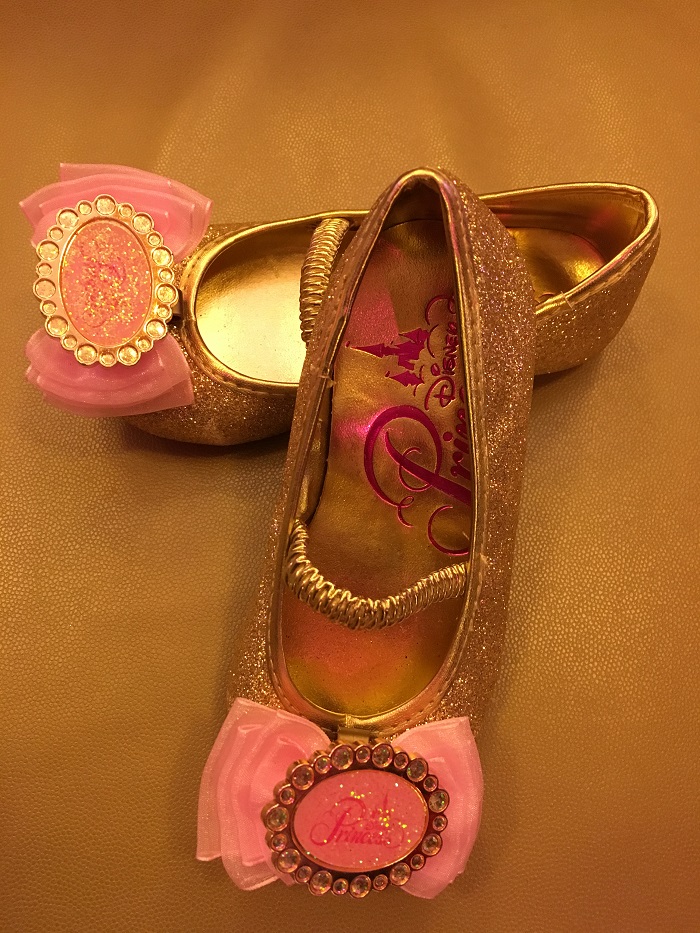 Princess shoes at the Bibbidy Bobbidy Boutique