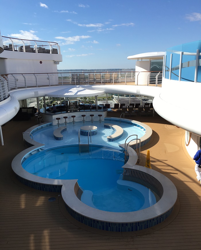 Quiet Cove - the adults-only area on board the Disney Dream