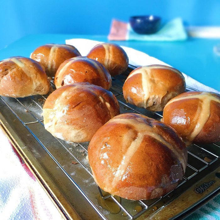 Glaze with marmalade