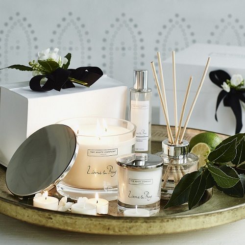 White Company lime and bay