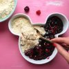 Cherry and berry crumble