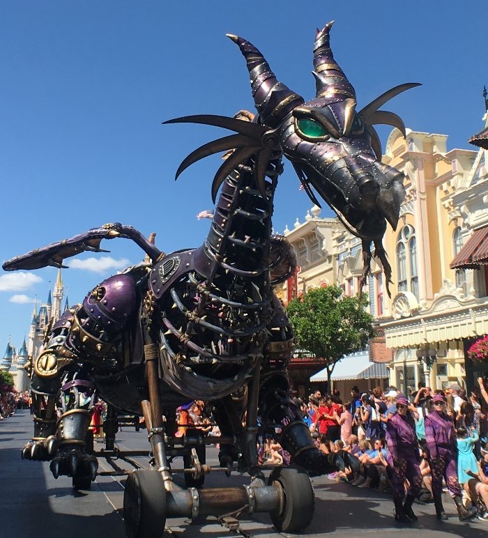 Maleficent's steampunk dragon at Walt Disney World