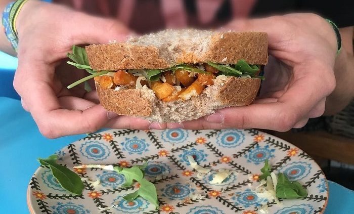 Sam's posh chip butty