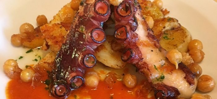 Grilled pulpo a la parilla
