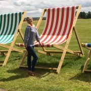 Mahoosive deckchairs at The Grove