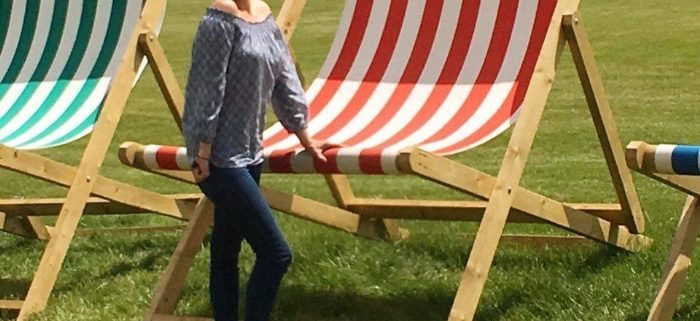 Mahoosive deckchairs at The Grove