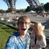 At the Eiffel Tower!