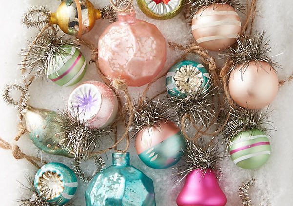 Anthropologie Christmas ornament set