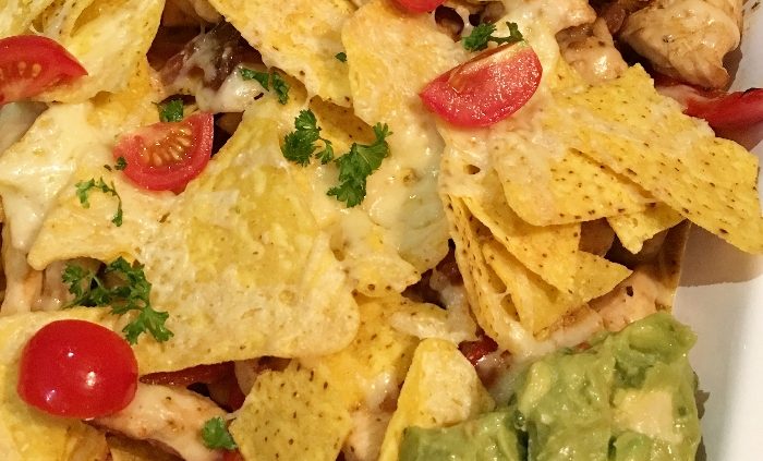 Turkey nachos with Capsicana