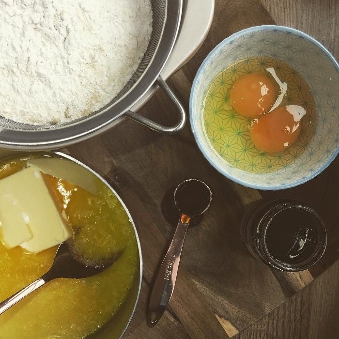 Vanilla breakfast muffins - ingredients