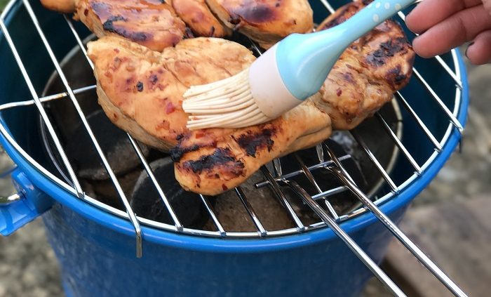 Maple and ginger barbecue chicken with Very Lazy
