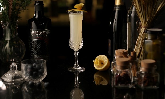 The perfect French 75 cocktail (pic: Brockmans gin)
