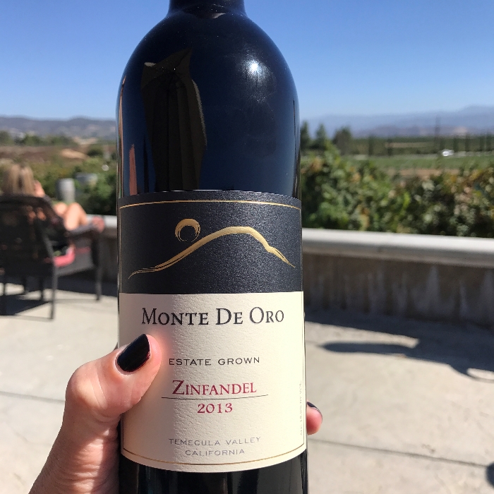 The 2013 Zinfanel at Monte de Oro Winery