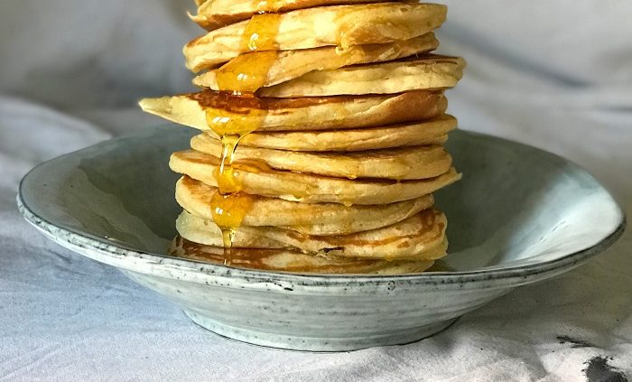 Perfect fluffy pancakes for Pancake Day