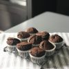 American style double chocolate muffins