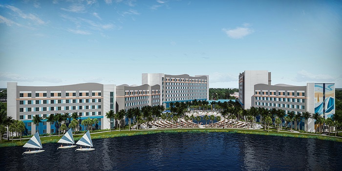 Artist's impression of Universal's Endless Summer Resort Surfside Dockside Inn and Suites