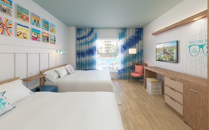 Artist's impression of Universals Endless Summer Resort Surfside Suite (image: blog.universalorlando.com)