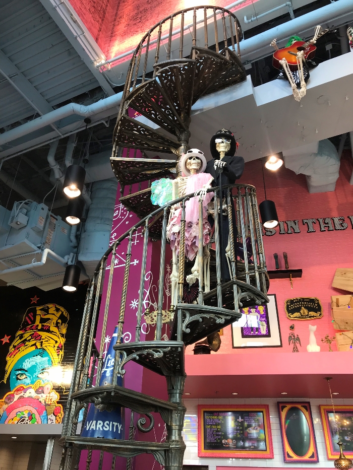The crazy interior of Voodoo Doughnut at Universal's CityWalk