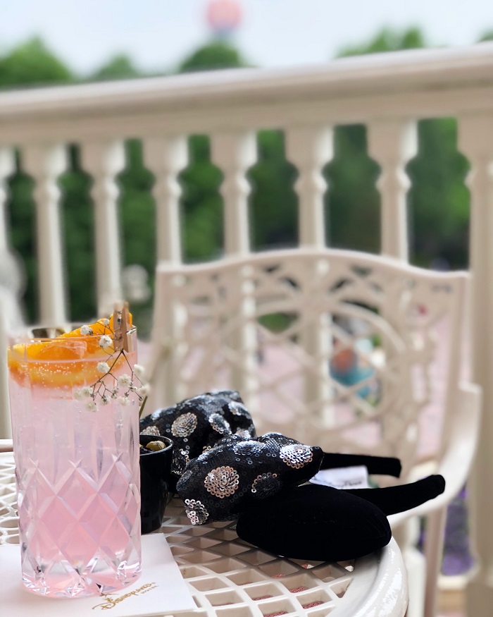 Cocktails on the terrace at Café Fantasia