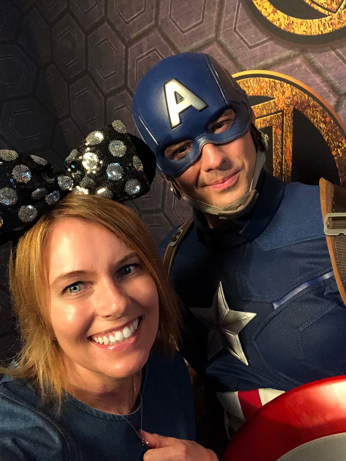 Up close and personal with Captain America
