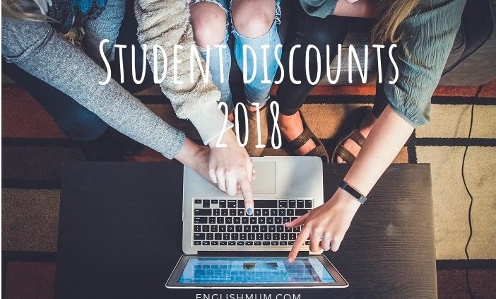 Student discounts for 2018