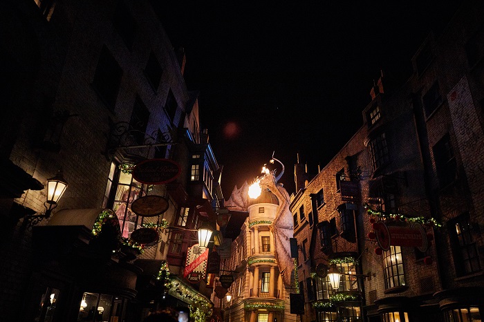 Christmas in The Wizarding World of Harry Potter - Diagon Alley