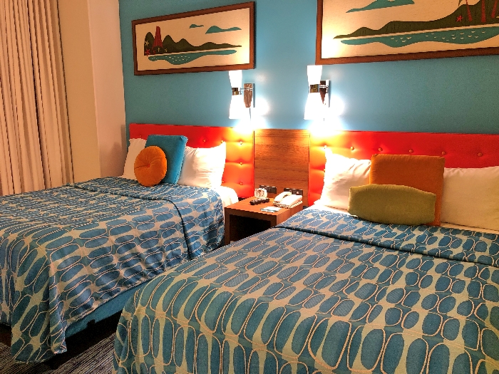 Bedroom two in the two bedroom suite at Cabana Bay Beach Resort