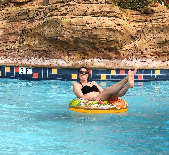 Lolling in the lazy river