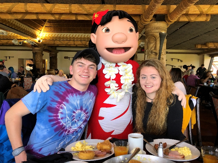 Breakfast with Lilo at Ohana