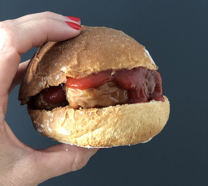 Sausages in a home made bun