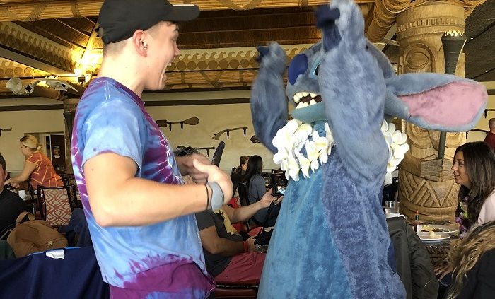 The best friends breakfast with Lilo & Stitch at Disney's Polynesian Resort